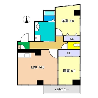 間取図 キヤマビル