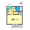 セフィラ横町 1Kの間取り