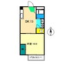 第2六泉寺ビル 1DKの間取り