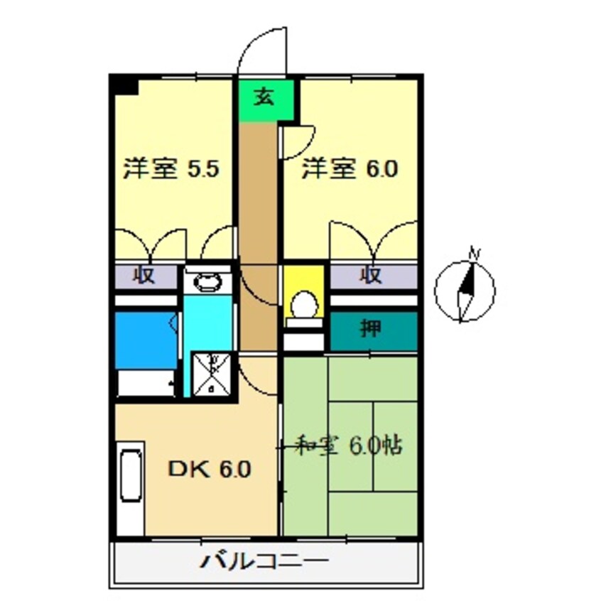 間取図 リヤンフォート･横浜