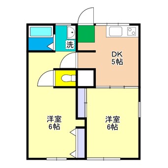 間取図 藤本マンション(百石町)