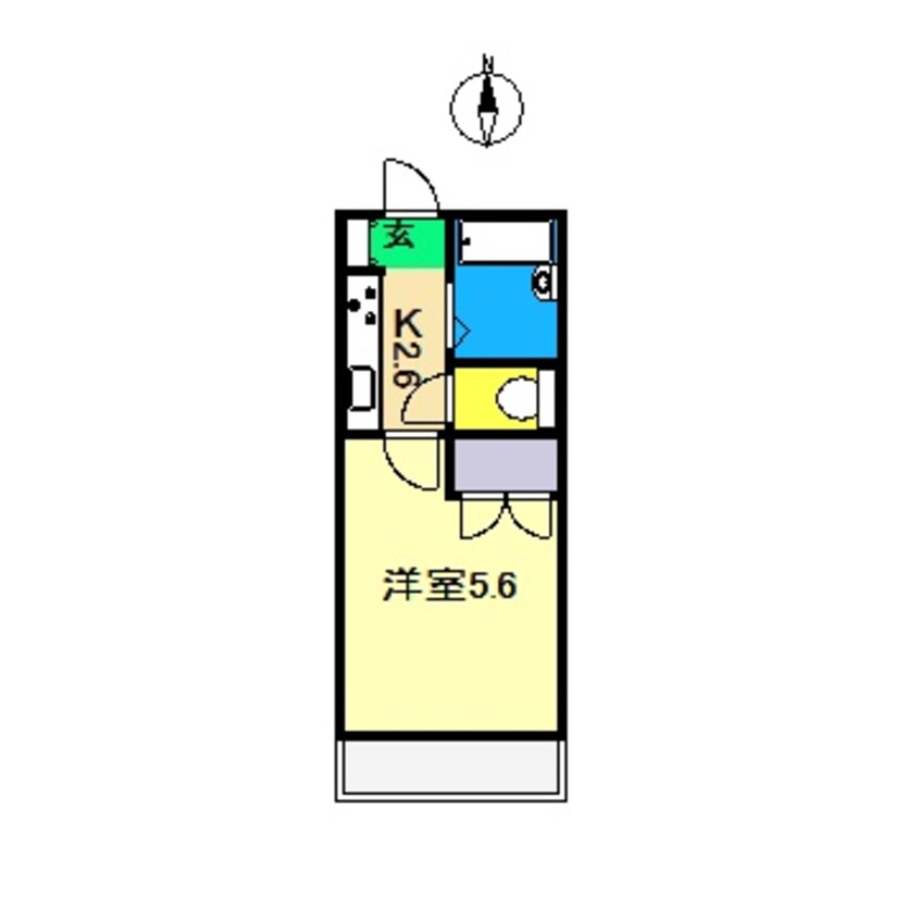 間取図 スカイラーク米田