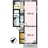ラ･クレール薊野 2Kの間取り