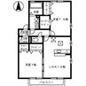 プランドール 2LDKの間取り