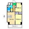 みつばちレジデンス 2LDKの間取り