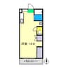 バンビーリオ 1Rの間取り