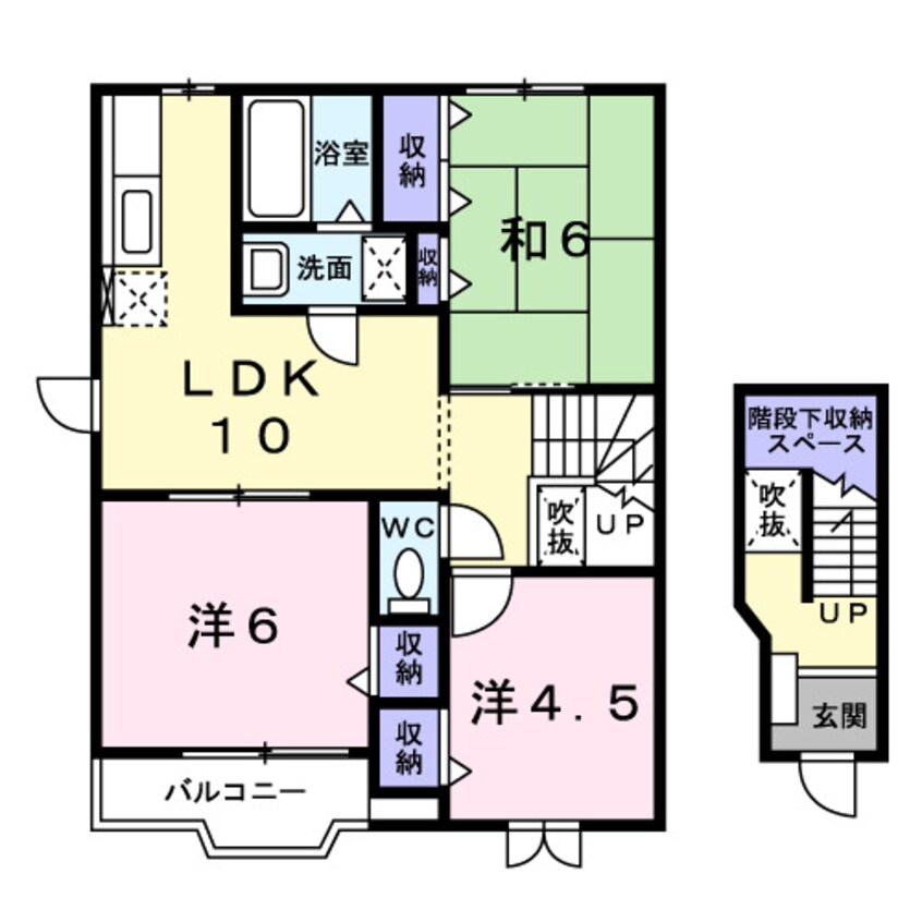 間取図 パウム野村Ⅲ