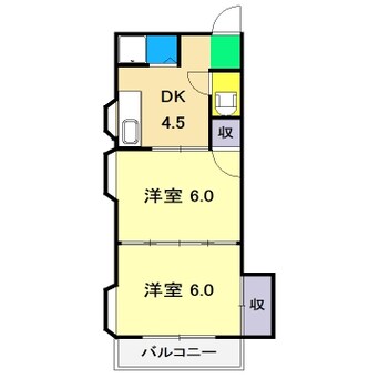 間取図 コーポ安並