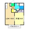 ソレーユ高見 Ⅲ 1LDKの間取り