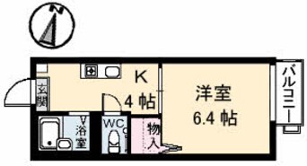 間取図 アメニティ土居 A棟