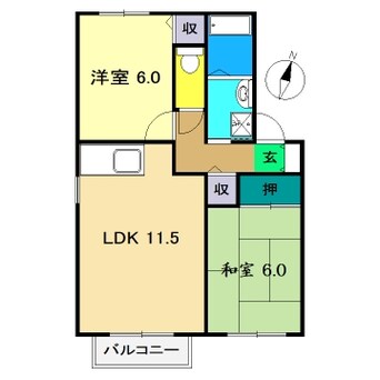 間取図 セジュールOK A