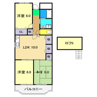 間取図 プロムナード万々