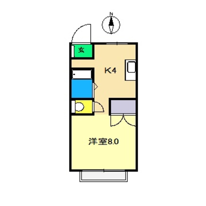 間取図 白竜マンション