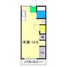 コーポ早坂 1Rの間取り