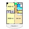 カームリヴ 2DKの間取り