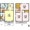 リビングタウン万々 C棟 3LDKの間取り