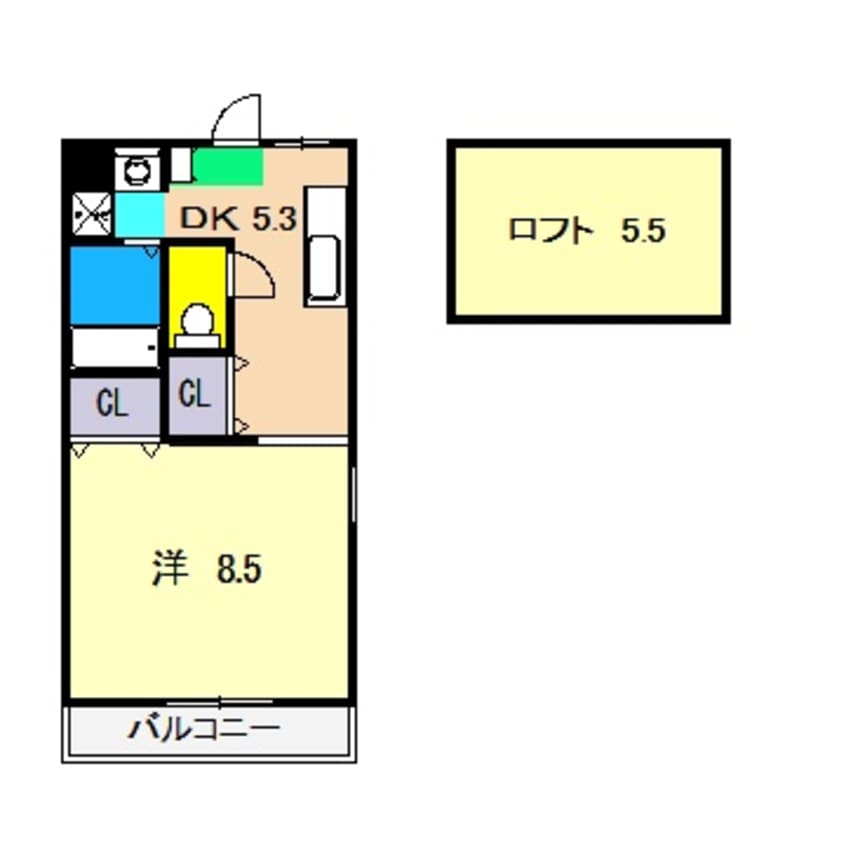 間取図 ピープルハウス Ⅱ