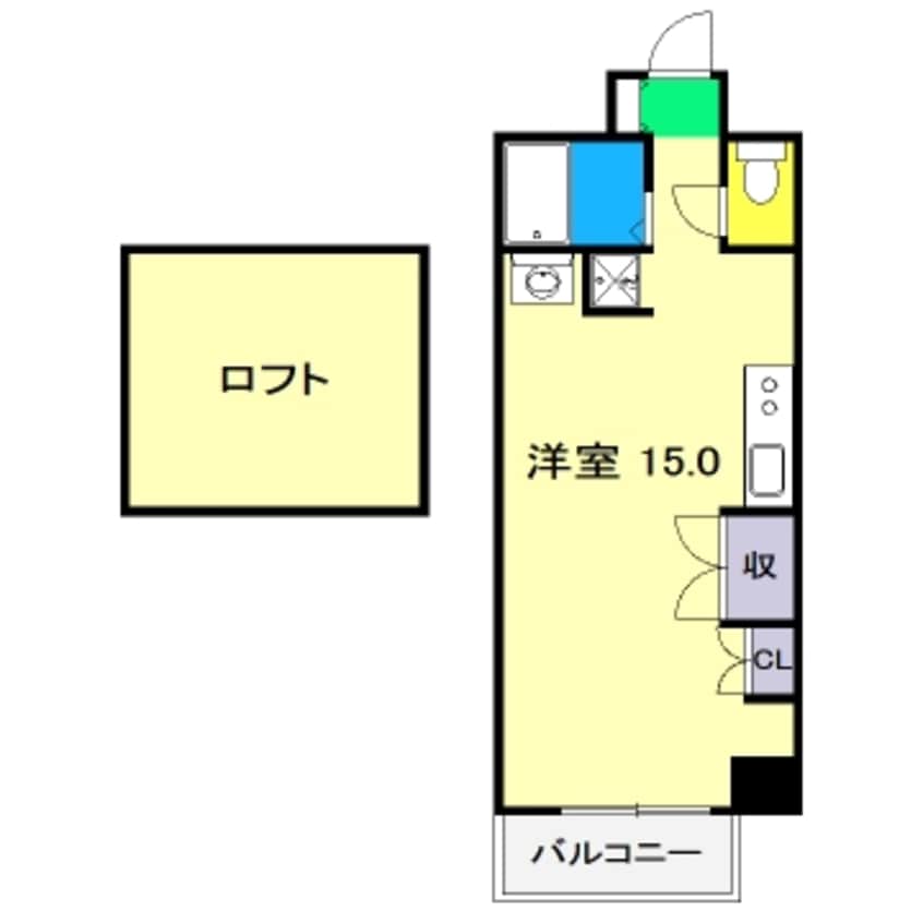 間取図 カーサ・ローズヴェール
