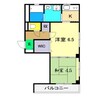 アヴニール 2Kの間取り
