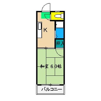 間取図 清遠マンション(天神町)