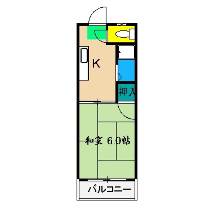 間取図 清遠マンション(天神町)