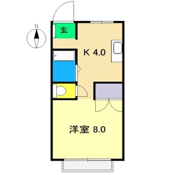 間取図 白竜マンション