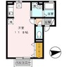 プレジオⅡ 1Rの間取り