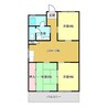 美誠マンション 3LDKの間取り