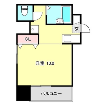 間取図 リヴィエラ二葉町