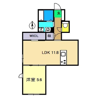 間取図 シャーメゾン一宮 Ⅱ