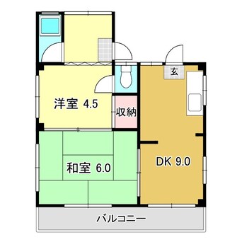 間取図 第一日之出ハイツ