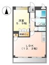 ソレイユベント 1LDKの間取り