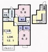 ソルボンヌ 2LDKの間取り