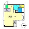 ハイツファースト 1Rの間取り