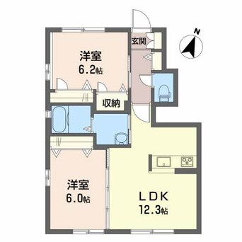 間取図 シャーメゾン・アゼリア D棟