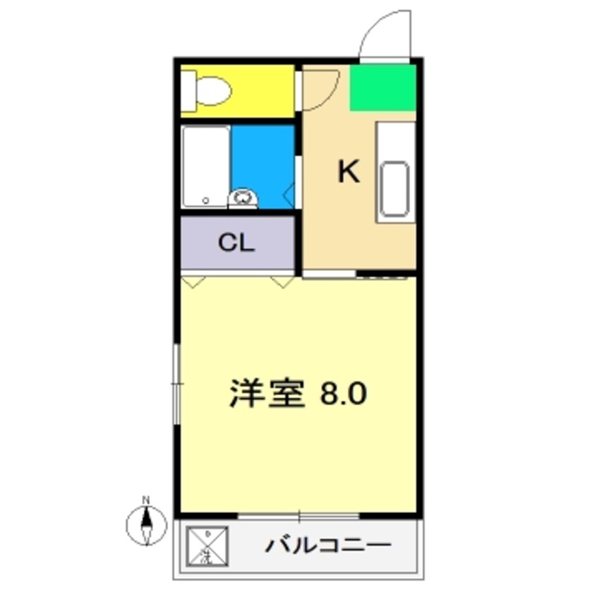間取図 カミムラハイツ