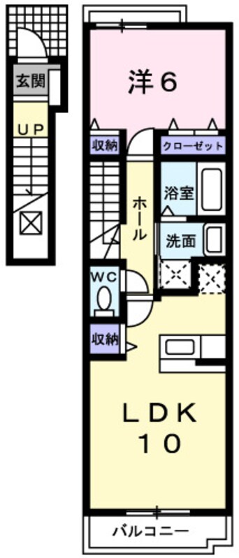 間取図 アンジュ・プロムナード