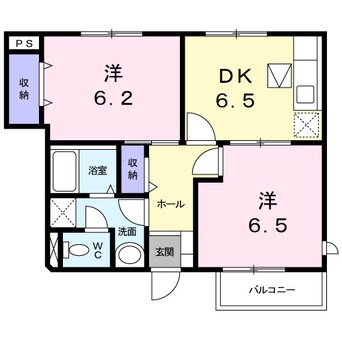 間取図 ヴィラシャルマンⅡ