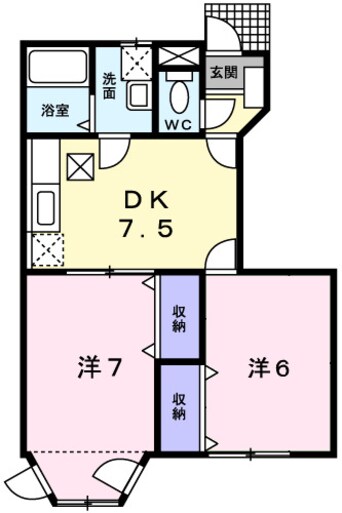間取図 フローラルⅠ