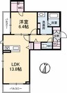 グランベレオ鷹匠 1LDKの間取り