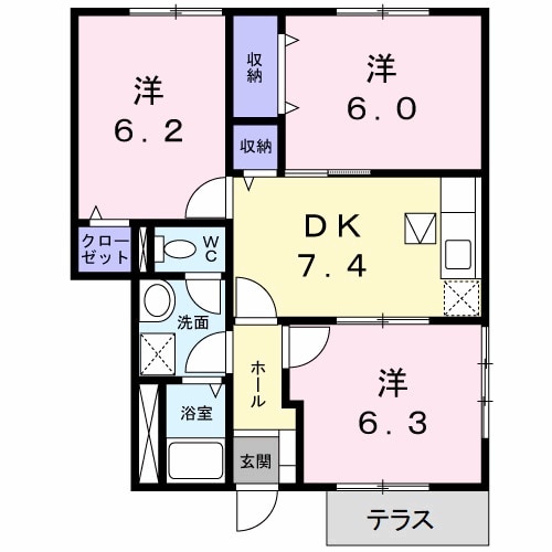 間取り図 モルティ・メゾン　Ⅰ