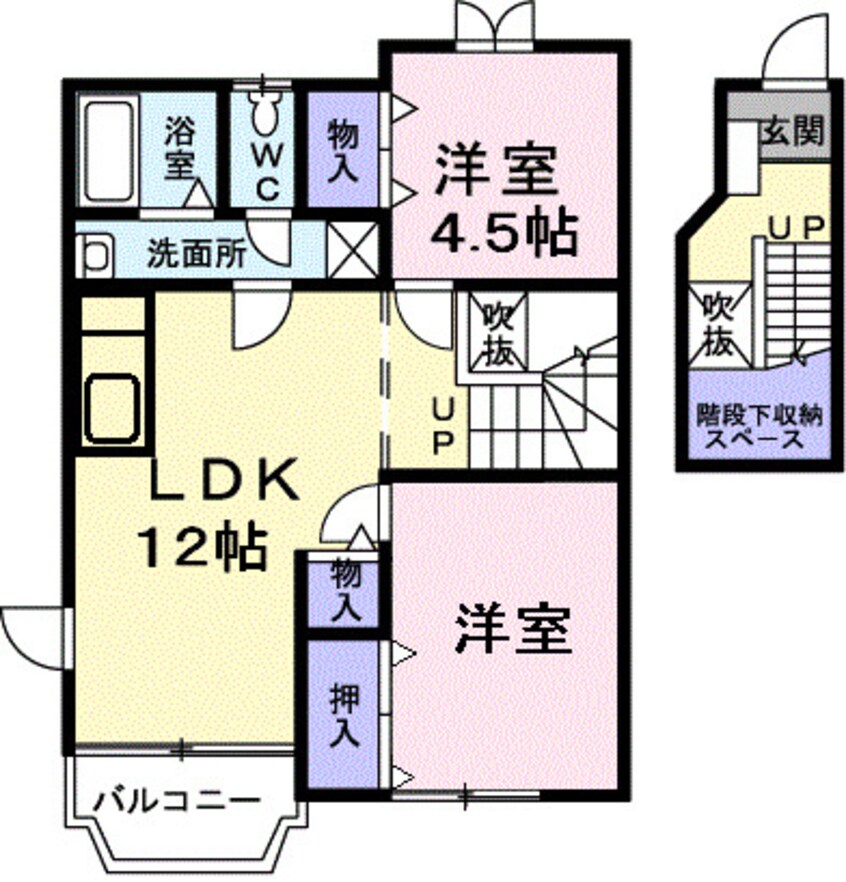 間取図 めぞん　ちひろ