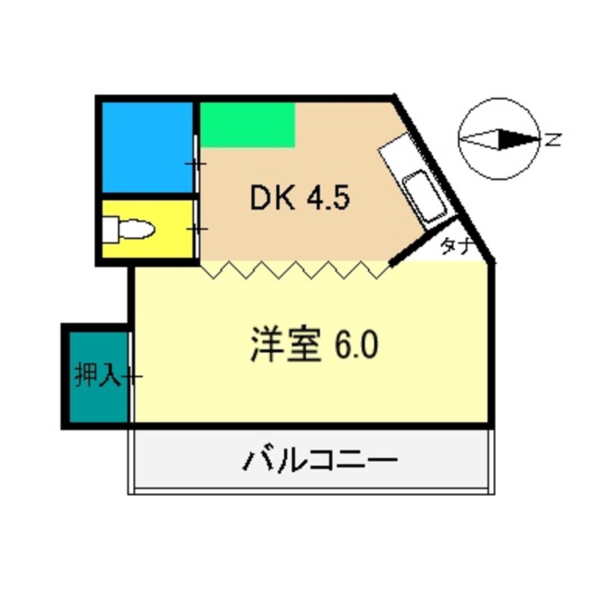 間取図 ホワイトルージュ