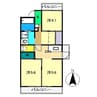 ヴィラナリー高知 3号棟 2DK+Sの間取り