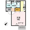 パルティール 1Rの間取り