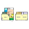 土讃線/入明駅 徒歩16分 築57年 2Kの間取り