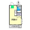 サンハイツ(稲荷町) 1Rの間取り
