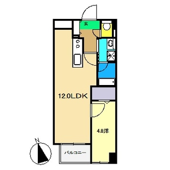 間取図 レヴァンテ薊野東町