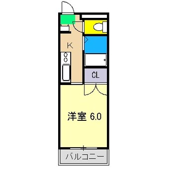 間取図 クレメント南宝永