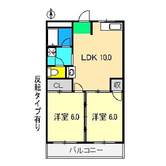 間取図 ガーデンハイツ永野Ⅱ